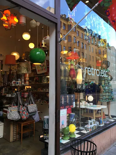 Retro etc. - Thrift store in Stockholm, Sweden