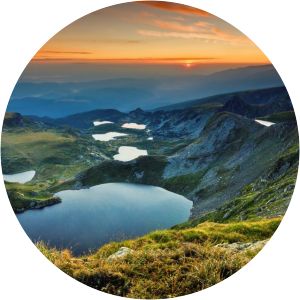 Rila - Mountain range in Bulgaria