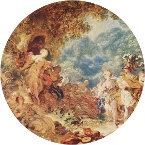 Rinaldo in the garden of the palace of Armida