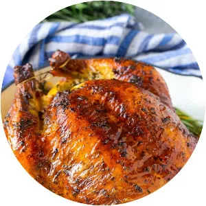 Roast chicken photograph