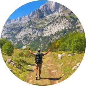 Ropojona Valley - U-shaped valley in Montenegro