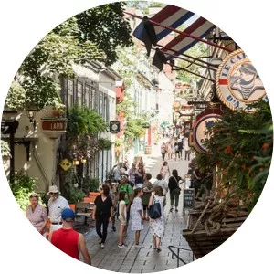 rue du Petit-Champlain - Street in Quebec City, Canada