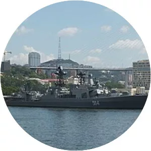 Russian destroyer Admiral Tributs - Udaloy-class destroyer