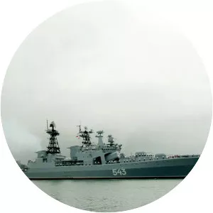 Russian destroyer Marshal . . .