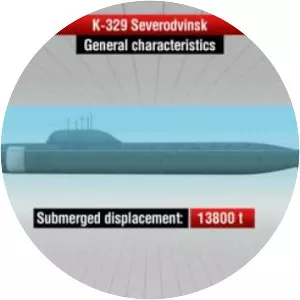 Russian submarine Severodvinsk - Yasen class