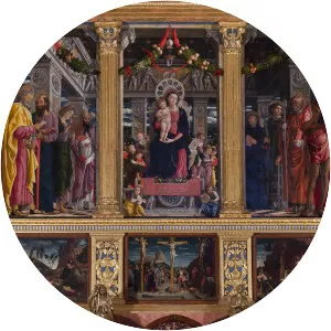 San Zeno Altarpiece - Triptych by Andrea Mantegna
