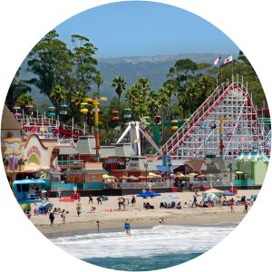 Santa Cruz Looff Carousel and Roller Coaster