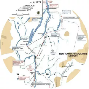 Saratoga campaign - Battle