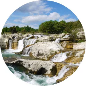 Sautadet Falls - Waterfall in France