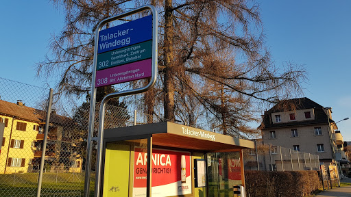 Schlieren, Talacker Windegg - Bus stop in Schlieren, Switzerland