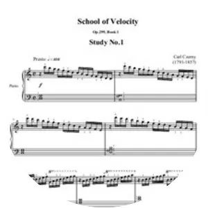 School of velocity - Book by Carl Czerny