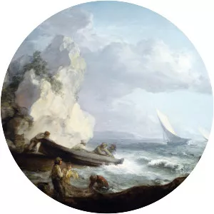 Seashore with Fishermen