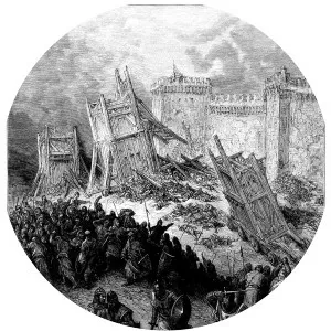 Second assault of Jerusalem by the Crusaders repulsed - Artwork