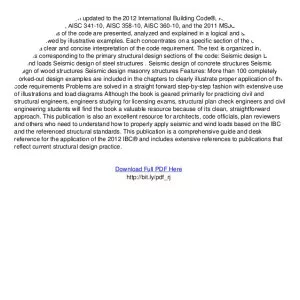 Seismic and Wind Forces: Structural . . .