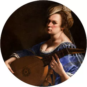 Self-Portrait as a Lute Player - Painting by Artemisia Gentileschi