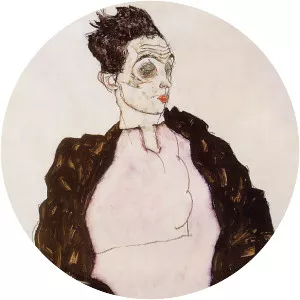 Self Portrait in Lavender and Dark Suit, . . .