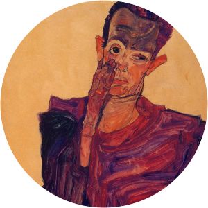 Self Portrait with Hand to Cheek