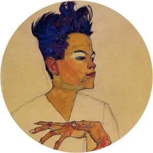 Self Portrait with Hands on Chest