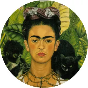 SelfPortrait with Thorn Necklace and