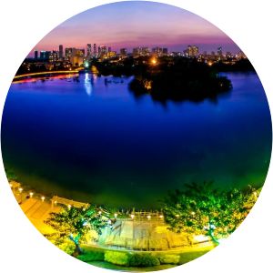 Semicircle Lake Park Ho Chi Minh City - 