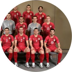 Serbia national futsal team photograph