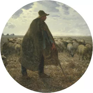 Shepherd Tending His Flock - Artwork