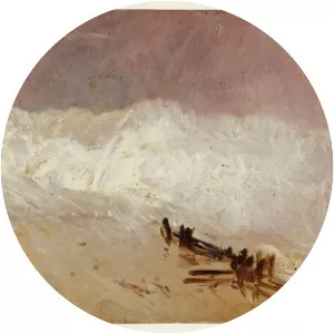 Shore Scene with Waves and Breakwater - Artwork