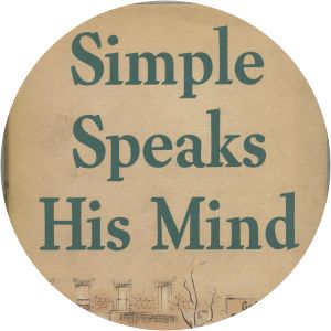 Simple speaks his mind - Book by Langston Hughes