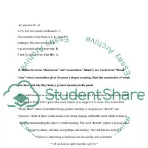 Skunk Hour photograph