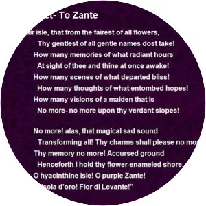 Sonnet — To Zante