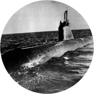 Soviet submarine K-8 photograph