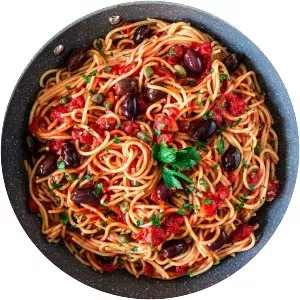 Spaghetti alla puttanesca - Pasta dish