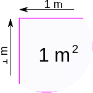Square metre photograph