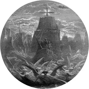 St. Louis leaving Aigues-Mortes