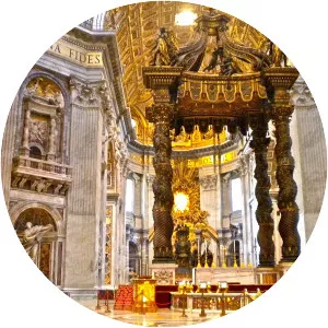 St. Peter's Baldachin photograph