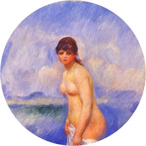 Standing bather photograph