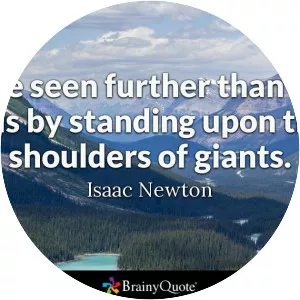 Standing on the shoulders of giants photograph