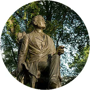 Statue of Fitz-Greene Halleck - Sculpture created in 1876