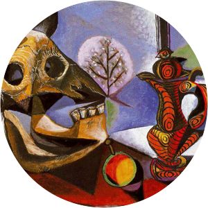 Still life with bull's skull