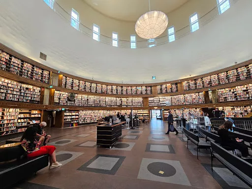 Stockholms Stadsbiblioteket - Parking lot in Stockholm, Sweden