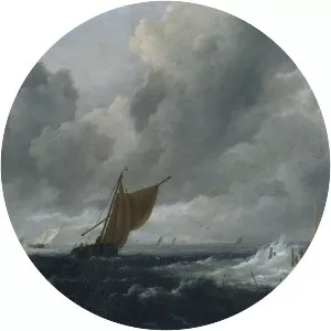 Stormy Sea with Sailing Vessels