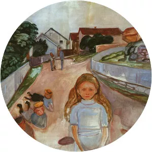 Street in Asgardstrand - Artwork