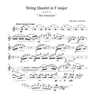 String Quartet No. 12 - String quartet by Antonín Dvořák