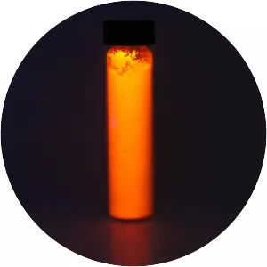 Strontium sulfide photograph
