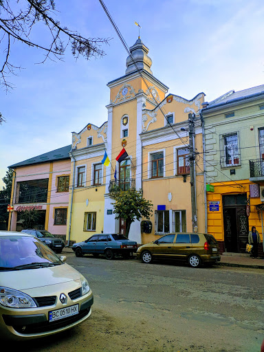 Sudova Vyshnia City Hall - Historical landmark in Sudova Vyshnia, Ukraine