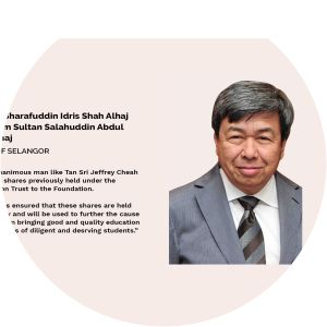 Sultan Sharafuddin Idris Shah ibni Sultan Salahuddin Abdul Aziz Shah - Sultan of Selangor