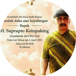 Suprapto Kolopaking - Novia Kolopaking's father