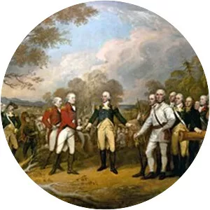 Surrender of General Burgoyne - Painting by John Trumbull