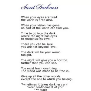 Sweet Darkness - Book by David Whyte