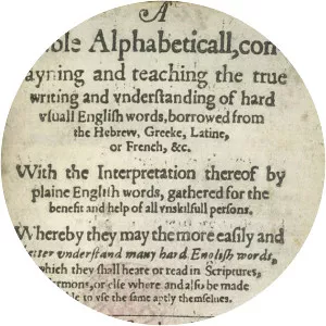 Table Alphabeticall - Book by Robert Cawdrey